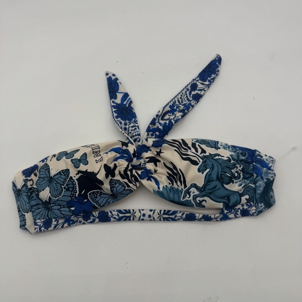 Agua Bendita Darya Strapless Bandeau Bikini Top Size Small, $130 B2979 - Picture 4 of 5